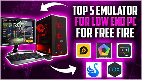 Top Best Emulators For Low End Pc For Free Fire Gb Gb Gb Ram Without Graphics Card