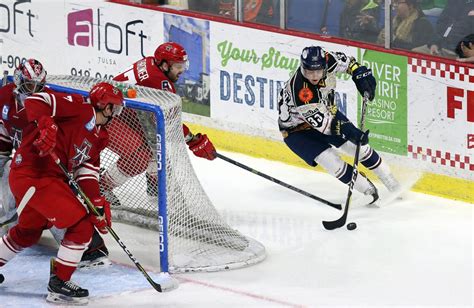 Photo Gallery Tulsa Oilers Take On Allen Americans In Hockey Action