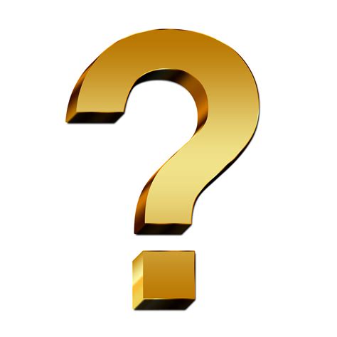Question Mark Gold Free Image On Pixabay
