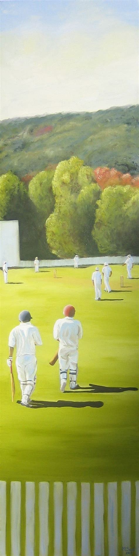 Cricket Painting Cricket Golf Painting Sports