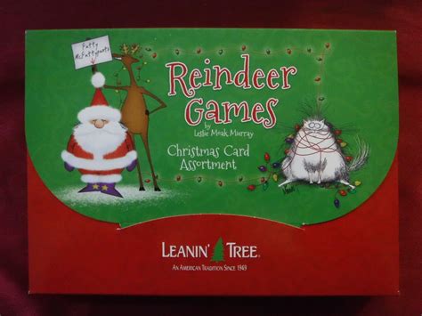 Leanin Tree Reindeer Games Christmas Cards Whimsical Comical Assortment