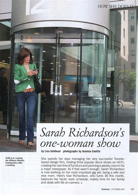 Sarah Richardsons One Woman Show Sarah Richardson Design