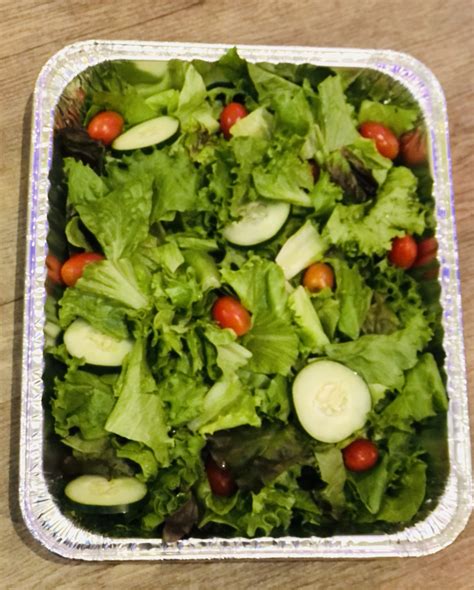 Garden Salad With Pint Of Dressing Lucky Platter Restaurant In
