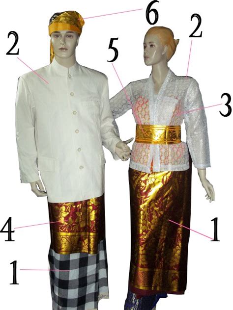 10 Pakaian Adat Bali Madya Pria Uraian Pakaian Adat