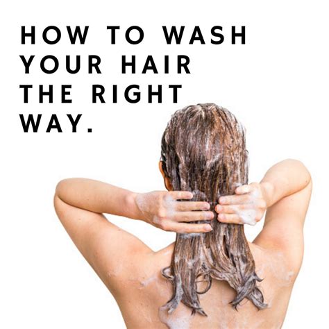 How To Wash Your Hair The Right Way Hair Care Iso Beauty