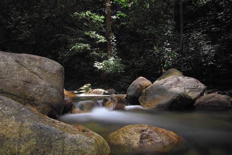 Free Photo Time Lapse Photo Of Mini Waterfalls Boulder Scenic Water Free Download Jooinn