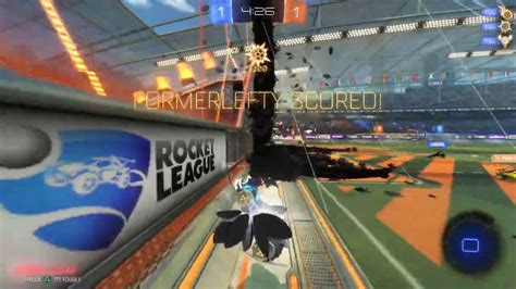 Rocket League Double Touch Off The Wall Youtube