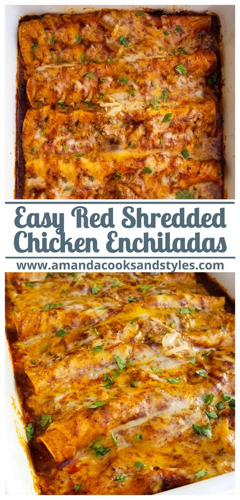 Shredded Chicken Enchiladas Recipe Shredded Chicken Recipes Slow