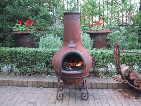 On the contrary, a fire pit has no chimney attached to it. 10 best Clay Fire Pits images on Pinterest | Clay fire pit ...