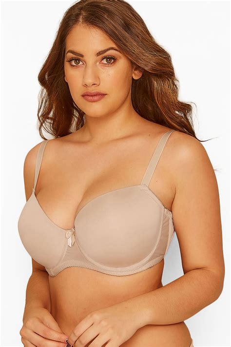 Nude Moulded Underwired T Shirt Bra Yours Clothing