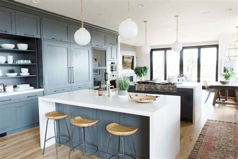 Modern kitchens are often stark. Beautiful Blue Kitchen Design Ideas