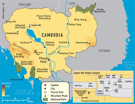 Angkor Wat Cambodia Map And Location