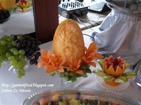 Garnishfoodblog Fruit Carving Arrangements And Food Garnishes