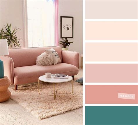 Blush Peach The Best Living Room Color Schemes Room Color Schemes