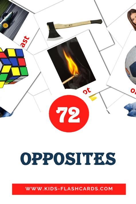 Opposites Flashcards English4good Vocabulary Practice