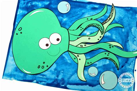 Easy Octopus Art And Craft Project For Kids Craft Play Learn
