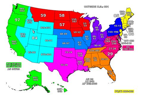 Usps Zip Code Numbering System Explained R Mapporn