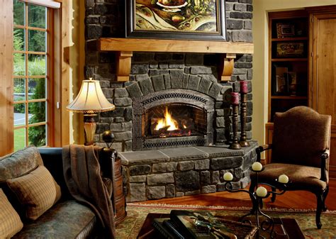 Fireplace Stone Stone Fireplace Designs Fireplace Design Cozy