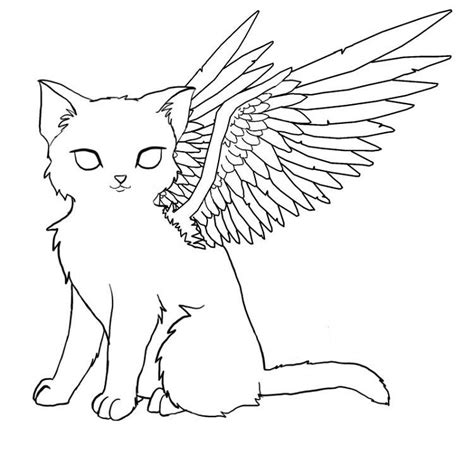 Anime Cats With Wings Coloring Pages Coloring Pages