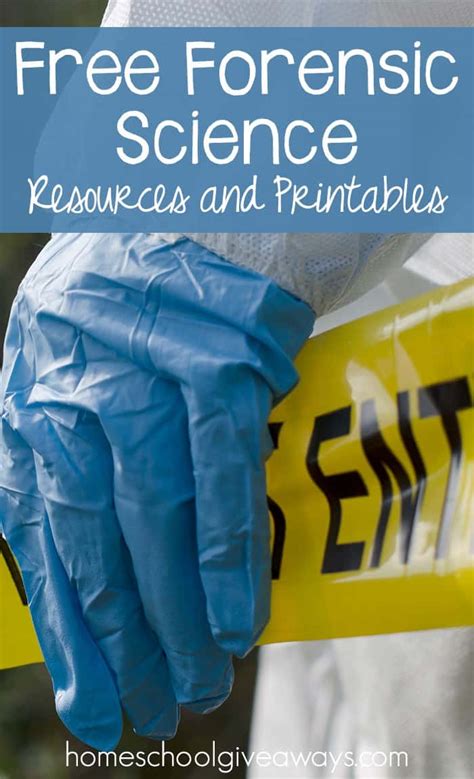 Free Forensic Science Resources And Printables