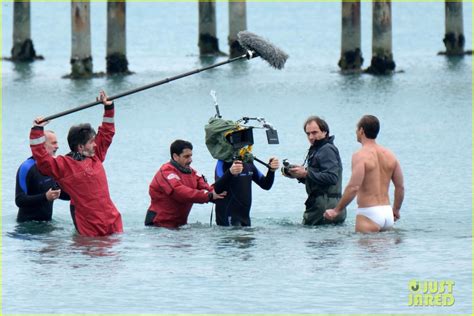Jude Law Swims In His Speedo For New Pope Beach Scene Photo 4270141 Jude Law Shirtless