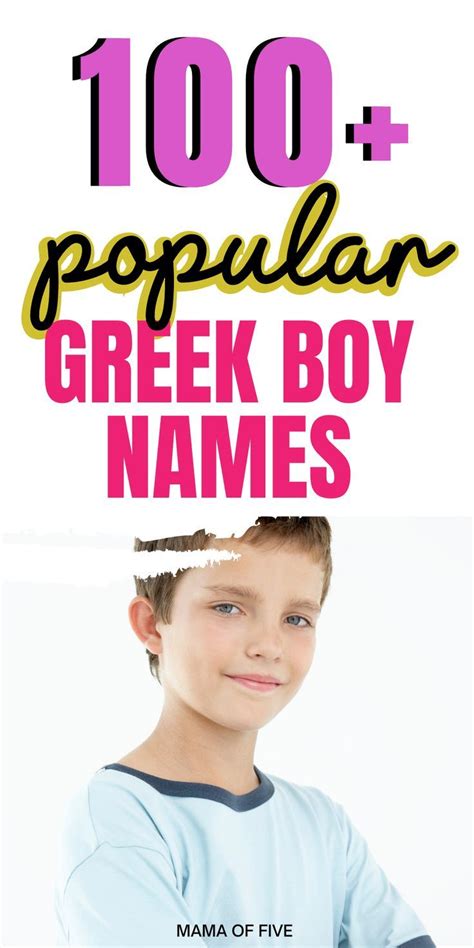 100 Popular Greek Boy Names Artofit