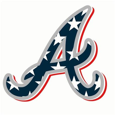 Logos used by the braves baseball club in boston, milwaukee and atlanta. Braves stars and stripes | Atlanta braves logo, Atlanta ...