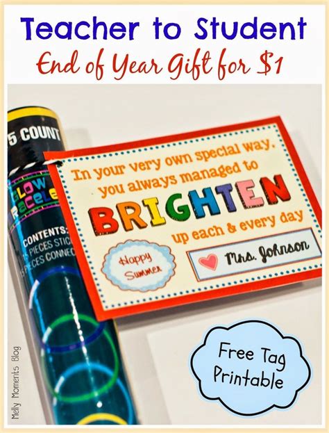 End Of Year T For Kids Free Printable Student Ts Student