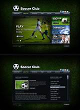 Photos of Soccer Website Templates