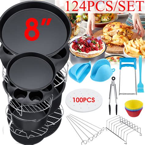 8 Air Fryer Cooking And Baking Accessoryhome Kitchen Tools 13 In 1 Air