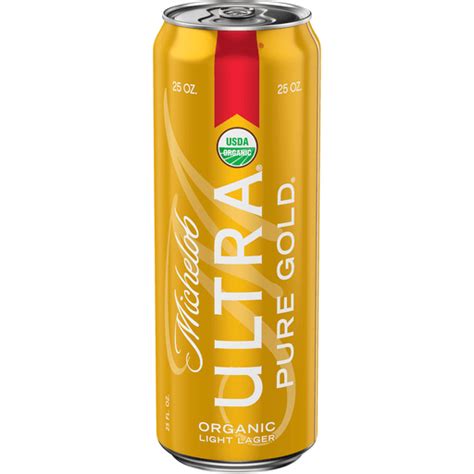 Michelob Ultra Pure Gold Light Lager Organic Beer 25 Fl Oz Beer Roths