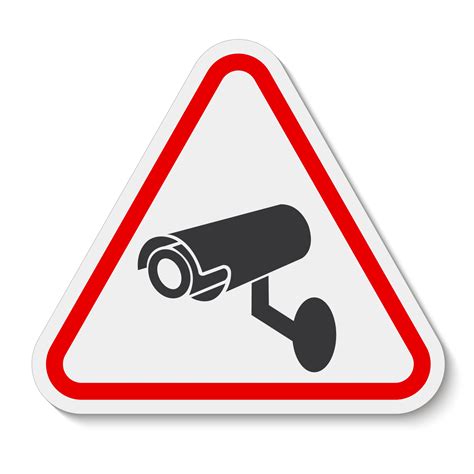 Cctv Security Camera Symbol Sign Vector Illustration Isolate On White