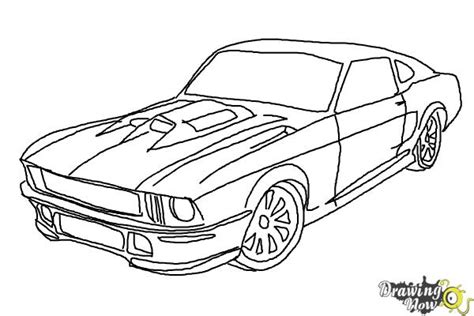 Remember, realism is key if you want visitors glued to your art. How to Draw a Ford Mustang - DrawingNow