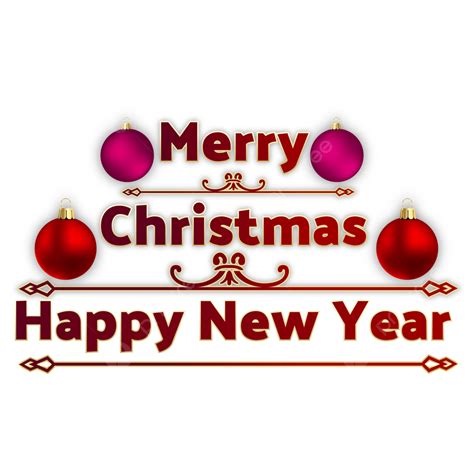 Merry Christmas Typography With Xmas Elements Vector Images Merry