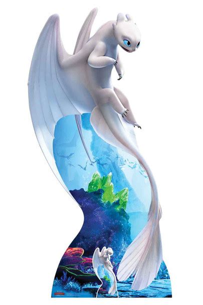 Light Fury From How To Train Your Dragon 3 Official Cardboard Cutout