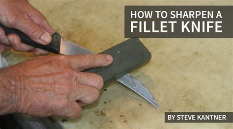Sharpening a gut hook can be tricky, but not with the work sharp original knife and tool sharpener! How to Sharpen a Fillet Knife | FISHTRACK.COM