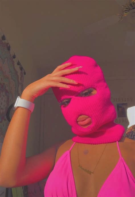 ski mask girl mask girl gangster girl ski mask