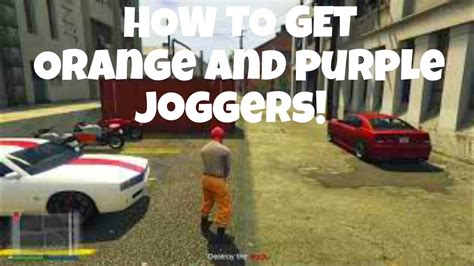 EASY HOW TO GET ORANGE PURPLE JOGGERS ON GTA 5 ONLINE AFTER PATCH 1