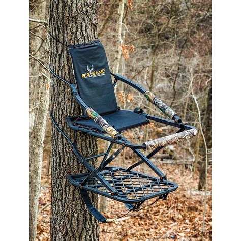 Lightweight Aluminum Climber Tree Stand Padded Cushion Seat Deluxe