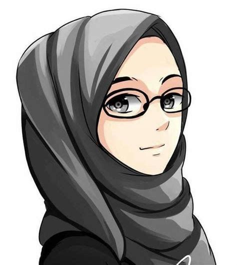 20 Trend Terbaru Animasi Wanita Hijab Berkacamata Rabbit Smk