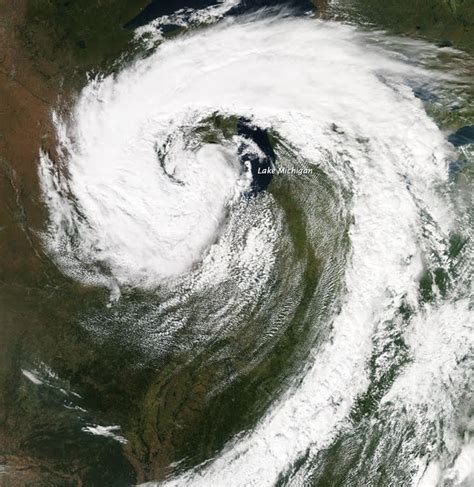 Nasa Updates Mid Latitude Cyclone Over The United States