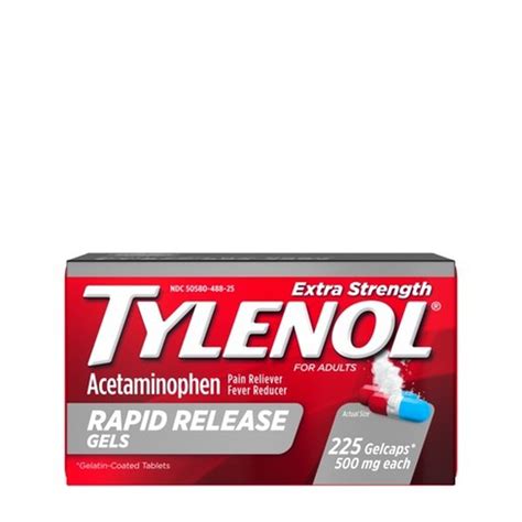 Tylenol Extra Strength Rapid Release Gels