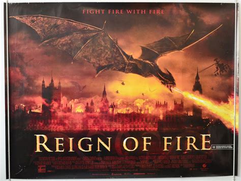 A few bands of people remain here and there trying to survive. Reign Of Fire - Original Cinema Movie Poster From ...