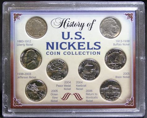 History Of Us Nickels Coin Collection