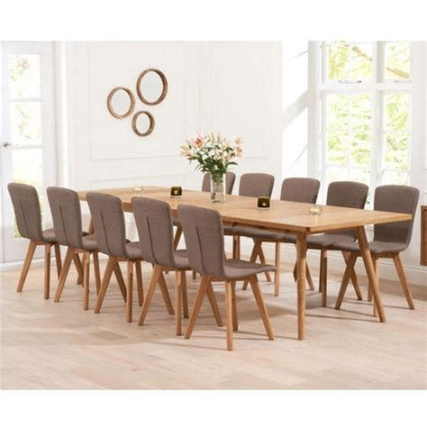 All examples below use square (4 people) or rectangle tables (6 to 12 people). 2020 Popular 10 Seater Dining Tables And Chairs