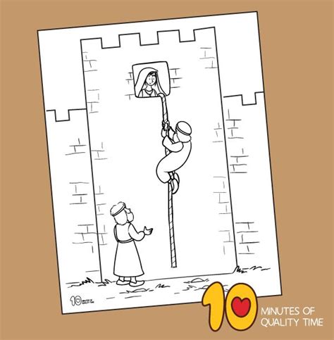 If you need them and they are not up, send me a message and i will send them to you. Bible coloring pages Rahab and the spies | Rahab, Bible ...