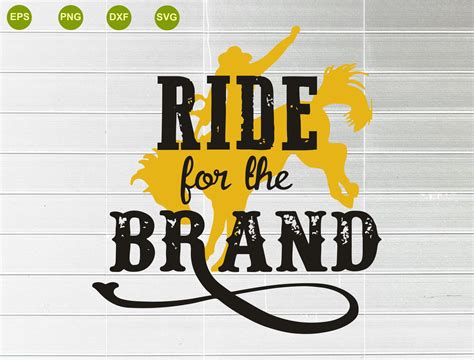 Ride For The Brand Svg Yellowstone Svg Dutton Ranch Etsy