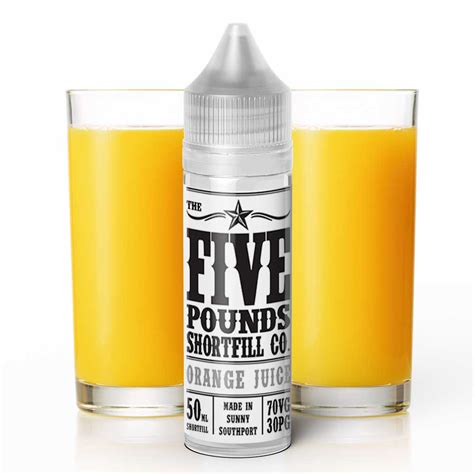 The album was supported by five singles additionally, juice joined the beatles and drake to become the third artist with five tracks in the top 10 at the same time, with. Orange Juice Five Pound Vaping Shortfill + Free Nic Shot ...