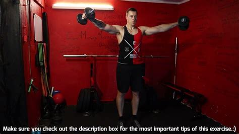 Standing Dumbbell Lateral Raise How To Do It Correctly Technique