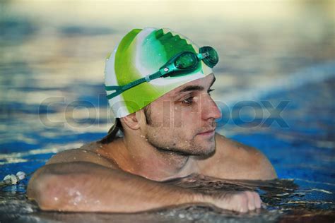 Swimmer Stock Image Colourbox